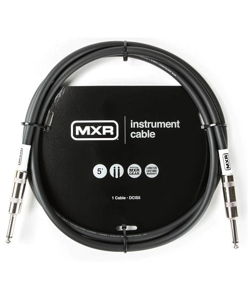 Dunlop Cable MXR 1.52 Mts. DCIS5 Negro Recto/Recto