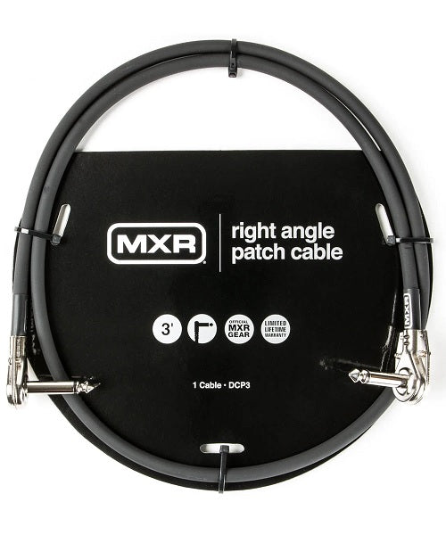 Dunlop Cable MXR 0.91 Mts. DCP3 Negro Angulado/Angulado