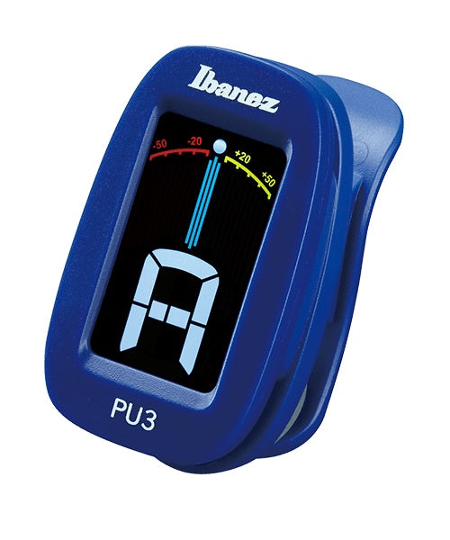 Ibanez Afinador Azul PU3-BL Cromático de Clip