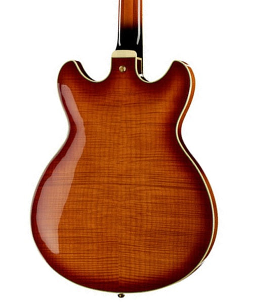 Ibanez Guitarra Eléctrica Café Sombreado AS93FML-VLS Artcore Expressionist Zurda
