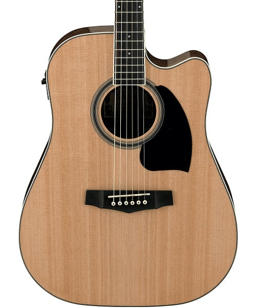 Ibanez Guitarra Electroacústica Natural PF15ECE-NT, Serie Performance