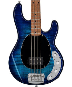 “Exclusiva en Veerkamp Online” Sterling by Music Man Bajo Eléctrico Azul Transparente/Sombreado Azul con Funda RAY34FM-NBL-M2, StingRay