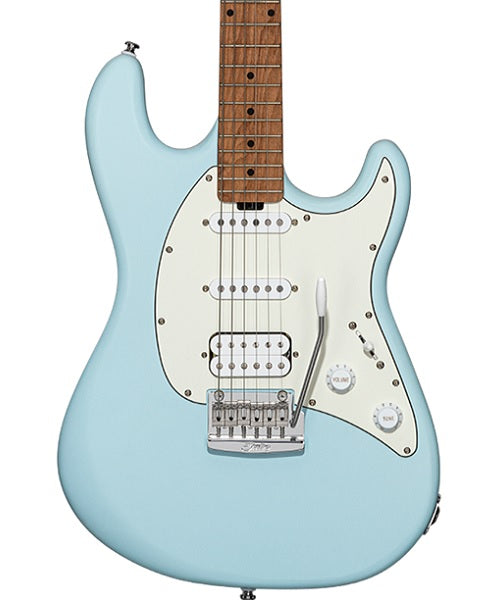 “Exclusiva en Veerkamp Online” Sterling by Music Man Guitarra Eléctrica CT50HSS-DBLS-M2 Azul Pastel Mate , Cutlass