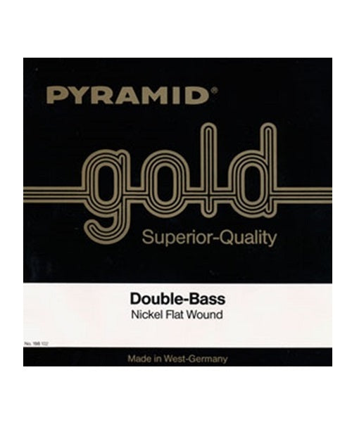Pyramid Cuerda 198 102 para Contrabajo 4/4, 2A (D "Re"), Gold